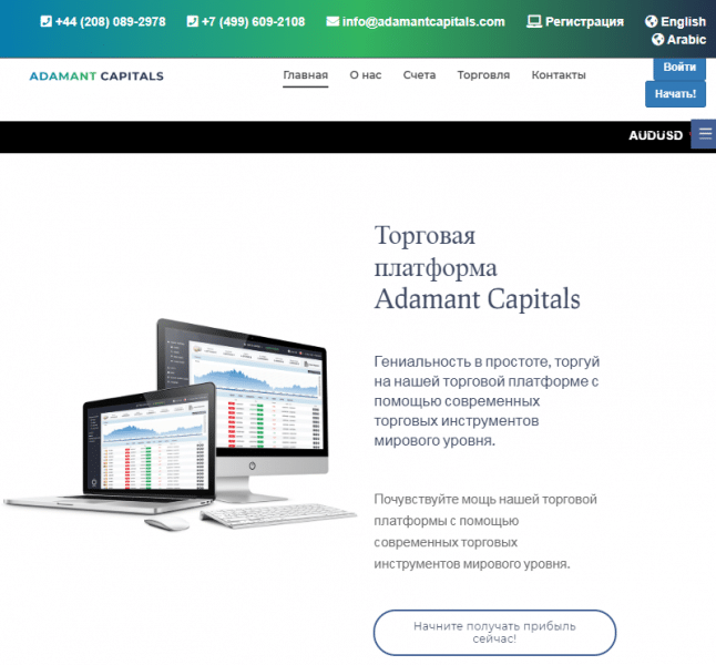 Обзор многообещающего проекта Adamant Capitals