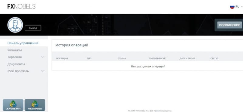 Отзыв о брокере Fxnobels.io (ФХ Нобелс): скам и разоблачение. Что общего у Fxnobels.io с Fxnobels.com?