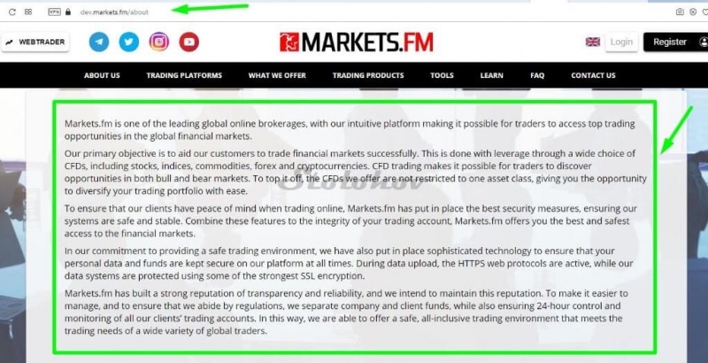 Markets.fm: отзывы о брокере и результаты проверки сайта