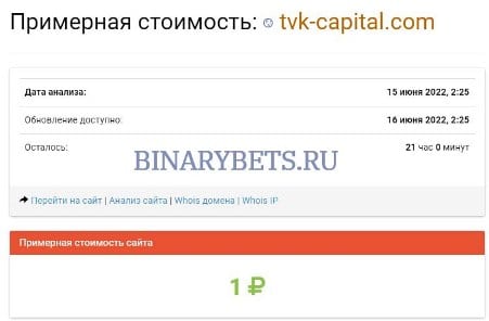 TVK Capital  – ЛОХОТРОН. Реальные отзывы. Проверка