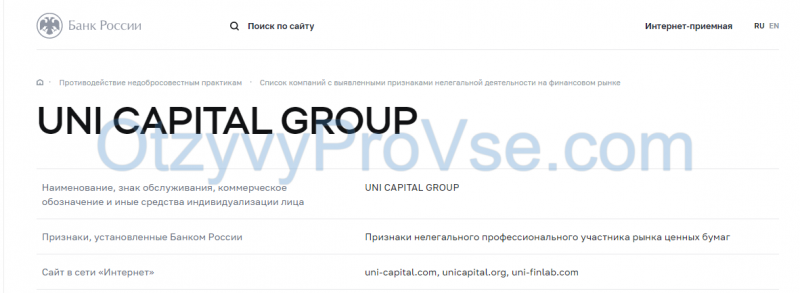 UNI Capital Group