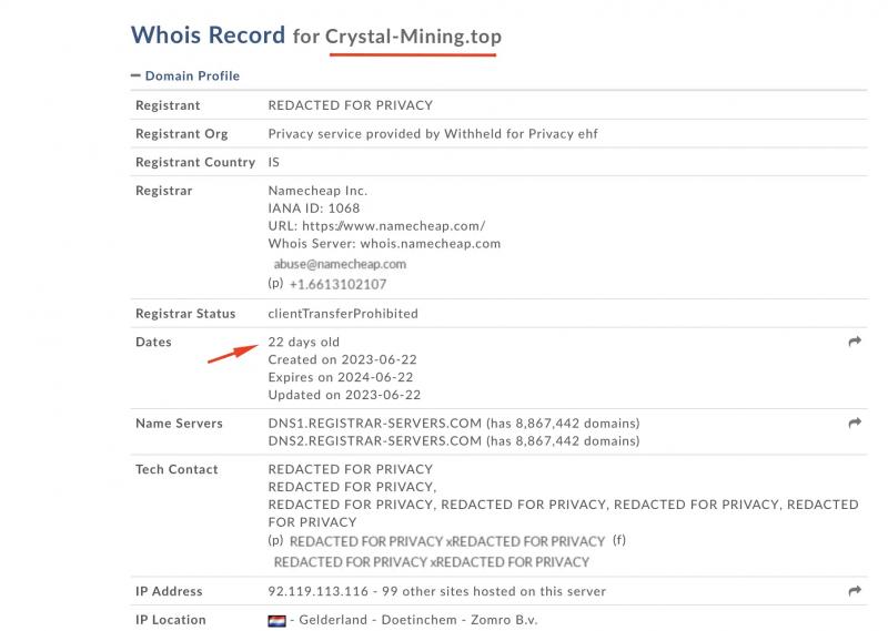 Crystal Mining отзывы и честный обзор площадки