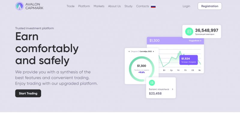 Avalon Cap Mark (avalon-capitalmark.com), отзывы клиентов о брокере 2024. Как вывести деньги?