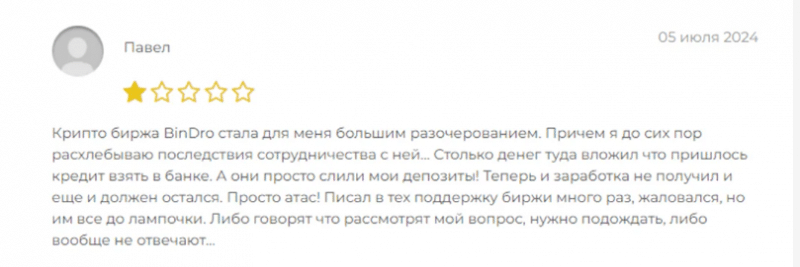 Обзор криптобиржи BinDro: отзывы трейдеров. Как вывести деньги?